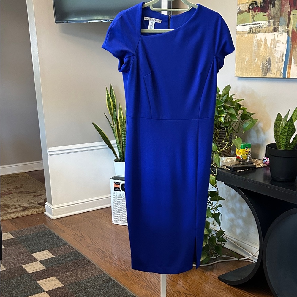 Maggy London Royal Blue Midi Dress